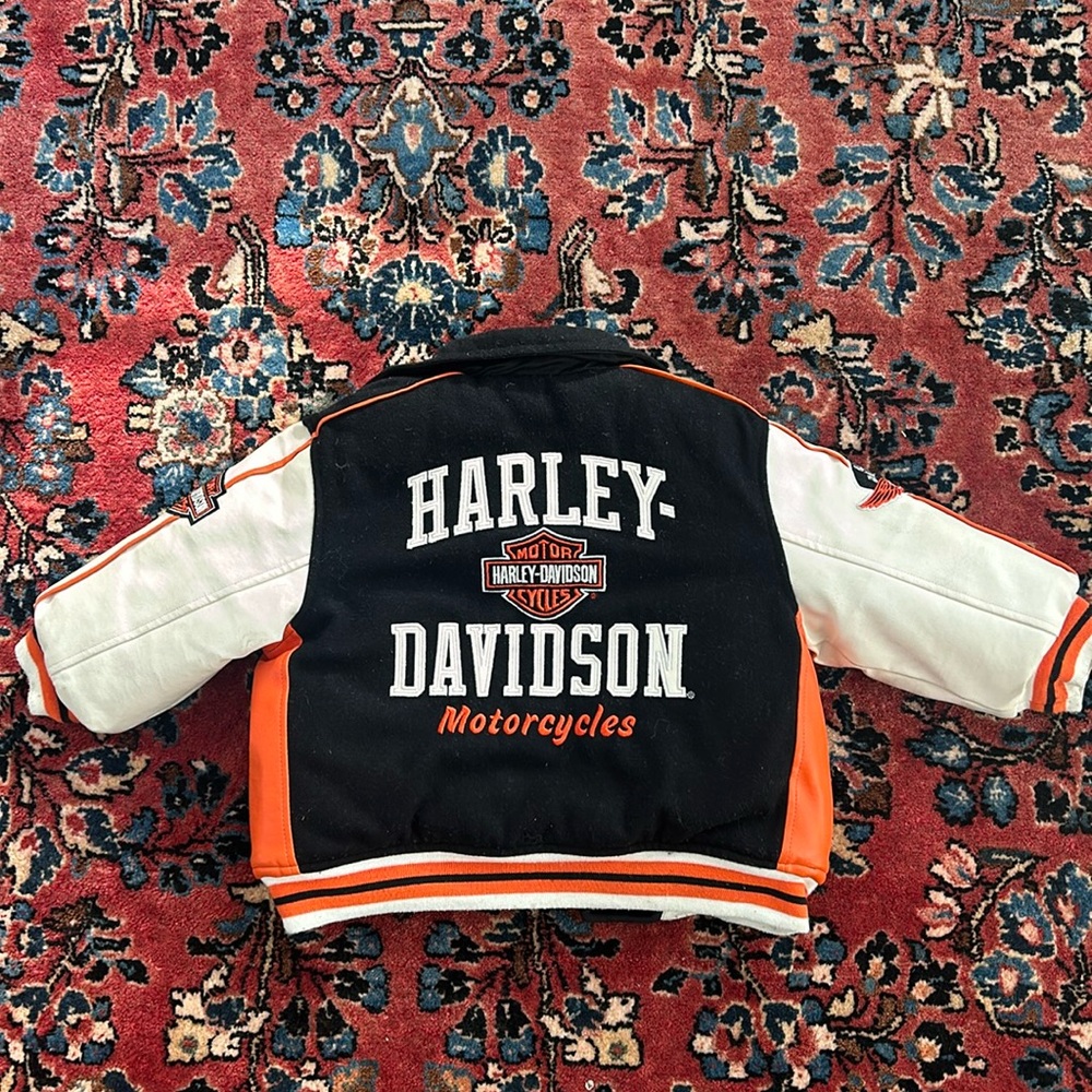 Reversible Harley Davidson toddler jacket